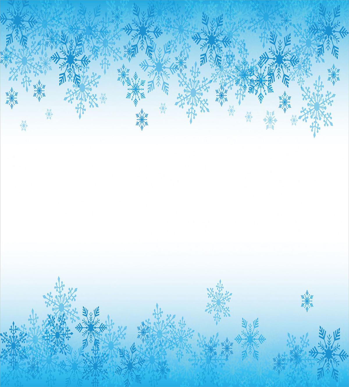 Abstract Snowflakes Cold — Pattern