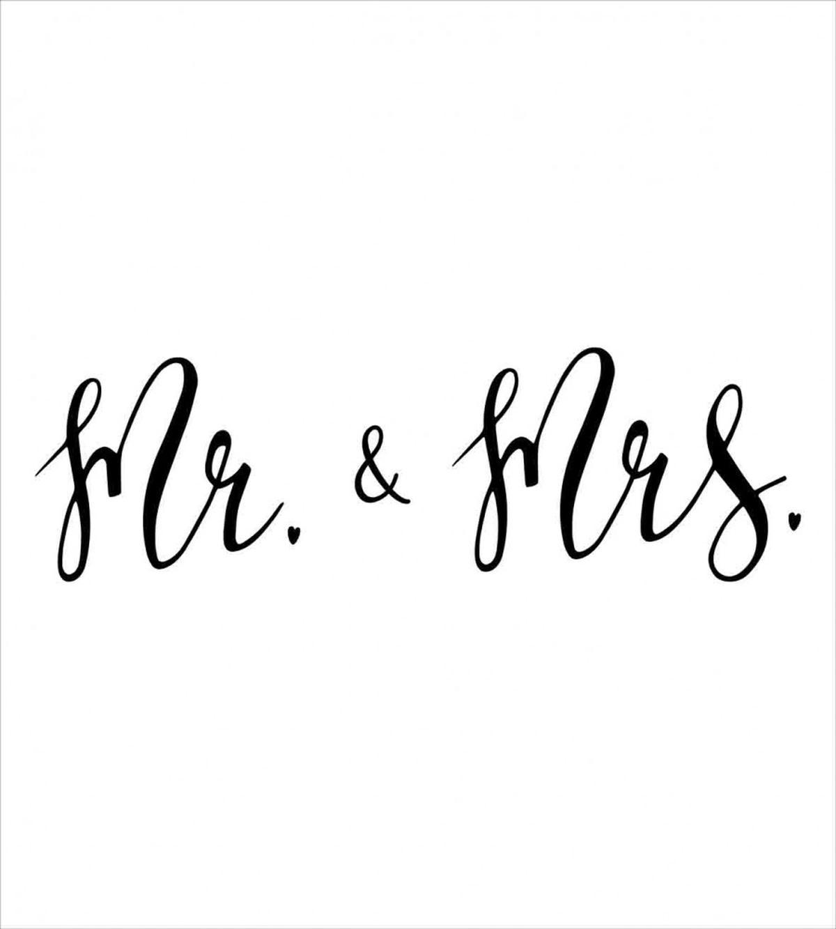 Mr and Mrs Text — Pattern
