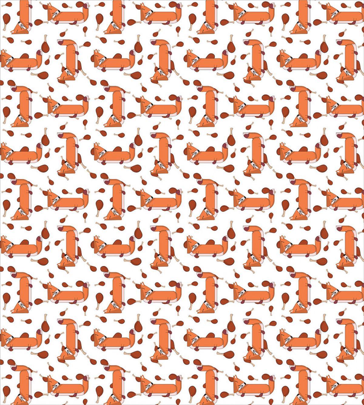 Cartoon Pattern Meat and Animal — Pattern
