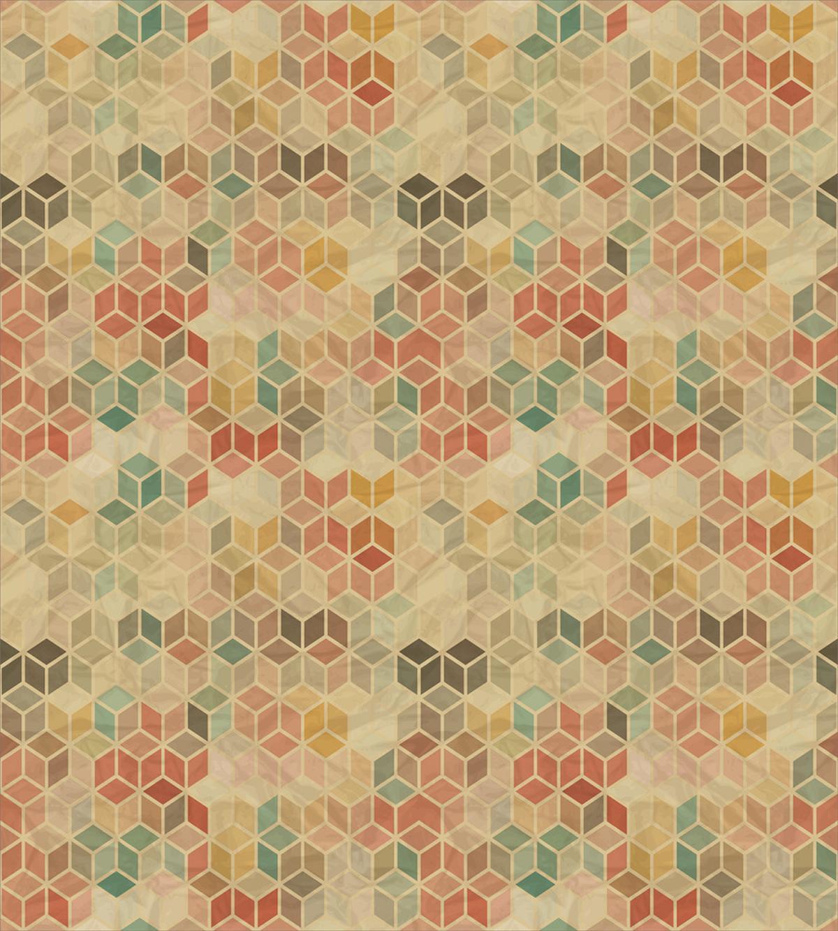 Retro Cube Pattern — Pattern