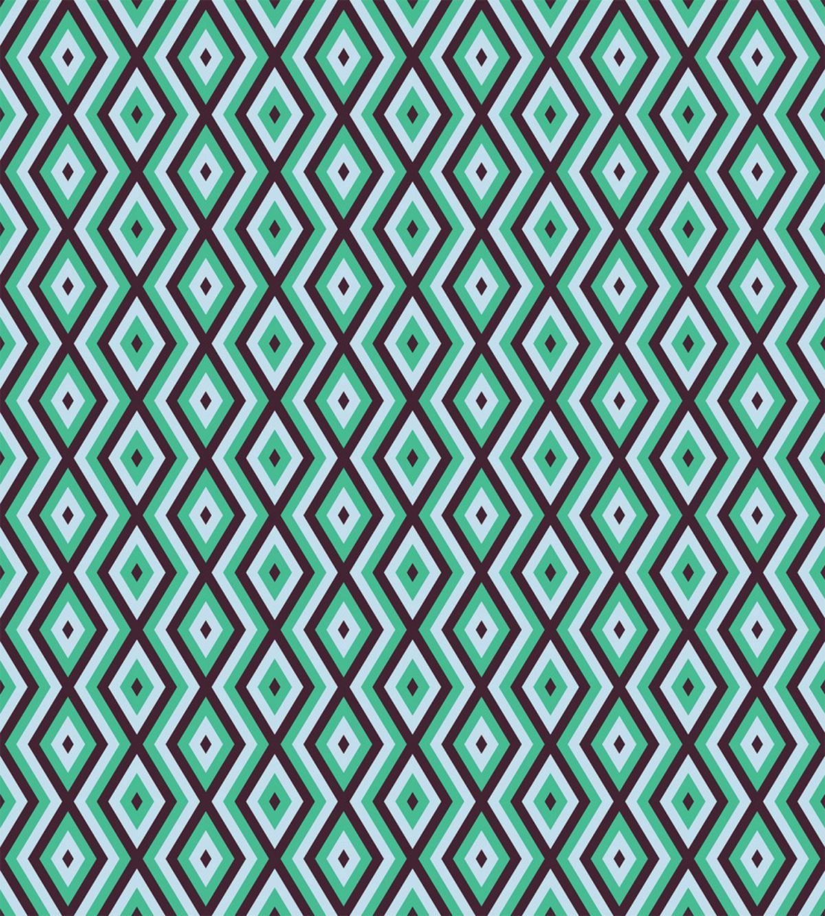 Retro Diamond Line — Pattern