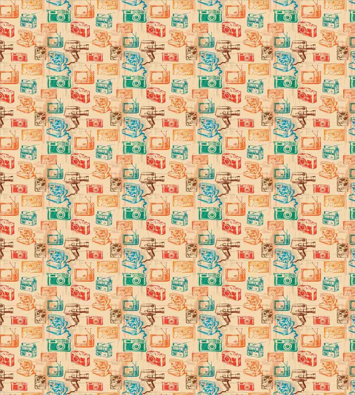 Retro Camera Radio — Pattern