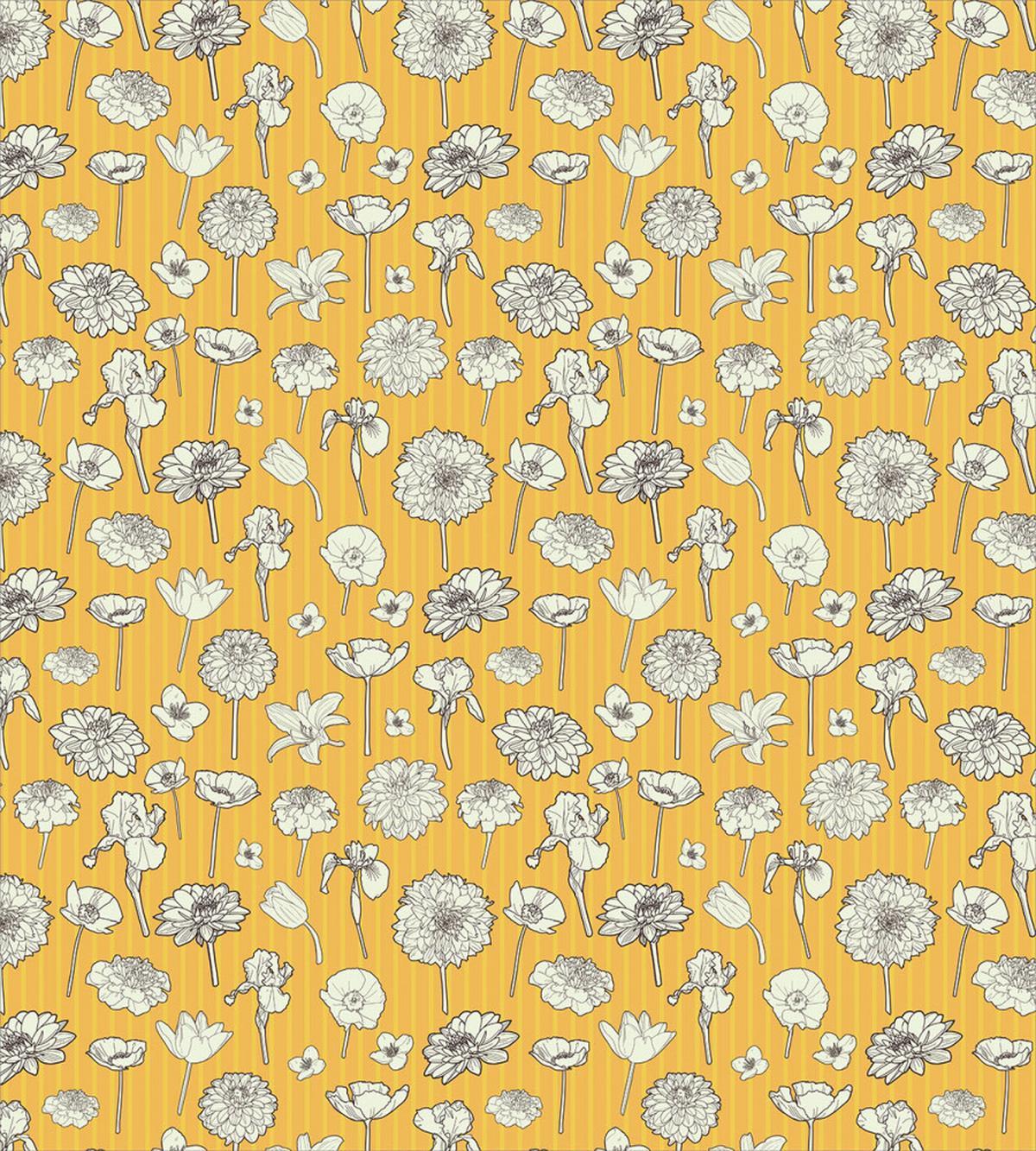 Meadow Flowers on Stripes — Pattern