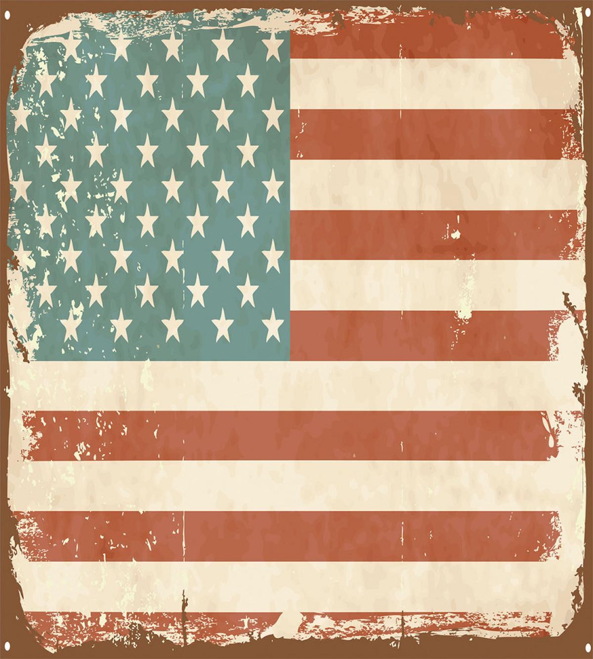 Grunge US Flag — Pattern