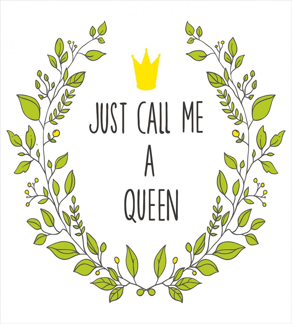 Green Wreath Words Crown — Pattern