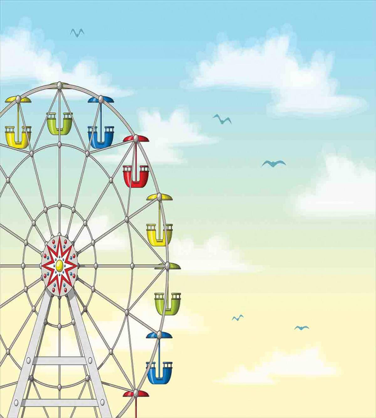 Colorful Cars Sky — Pattern