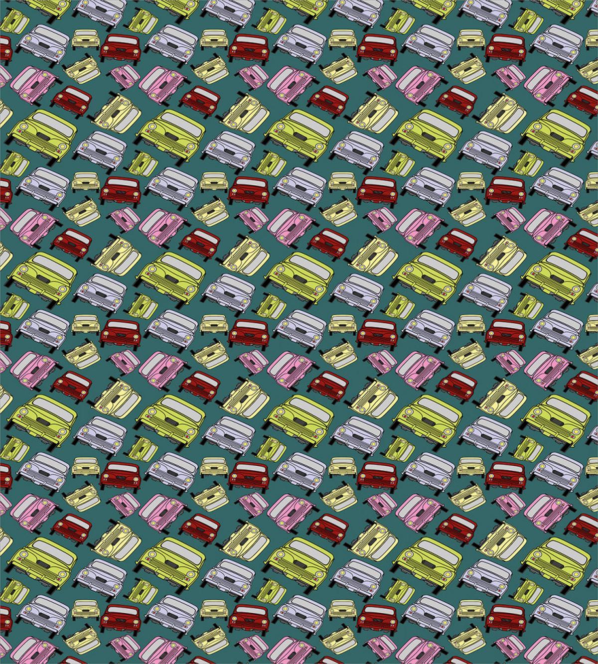 Nostalgic Ride Colorful — Pattern