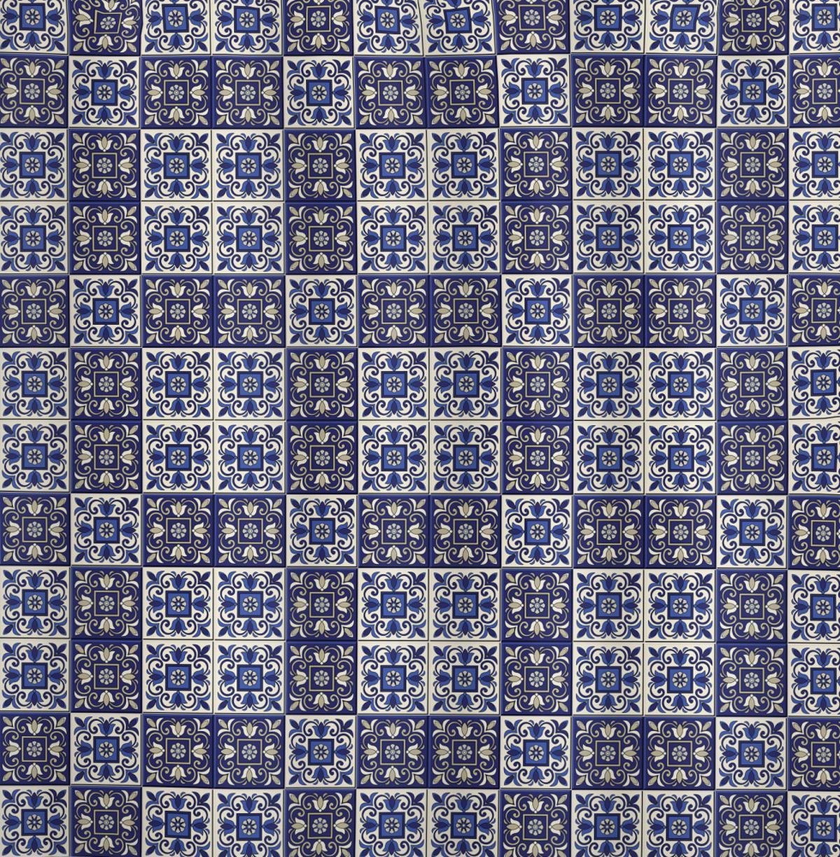 Squares Azulejo Tiles — Pattern