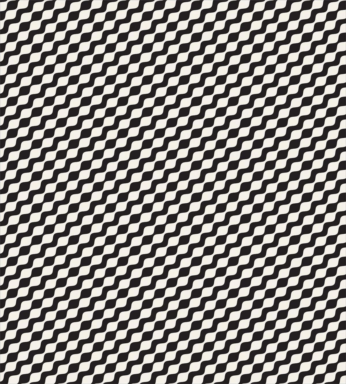 Monochromatic Wavy Stripes — Pattern