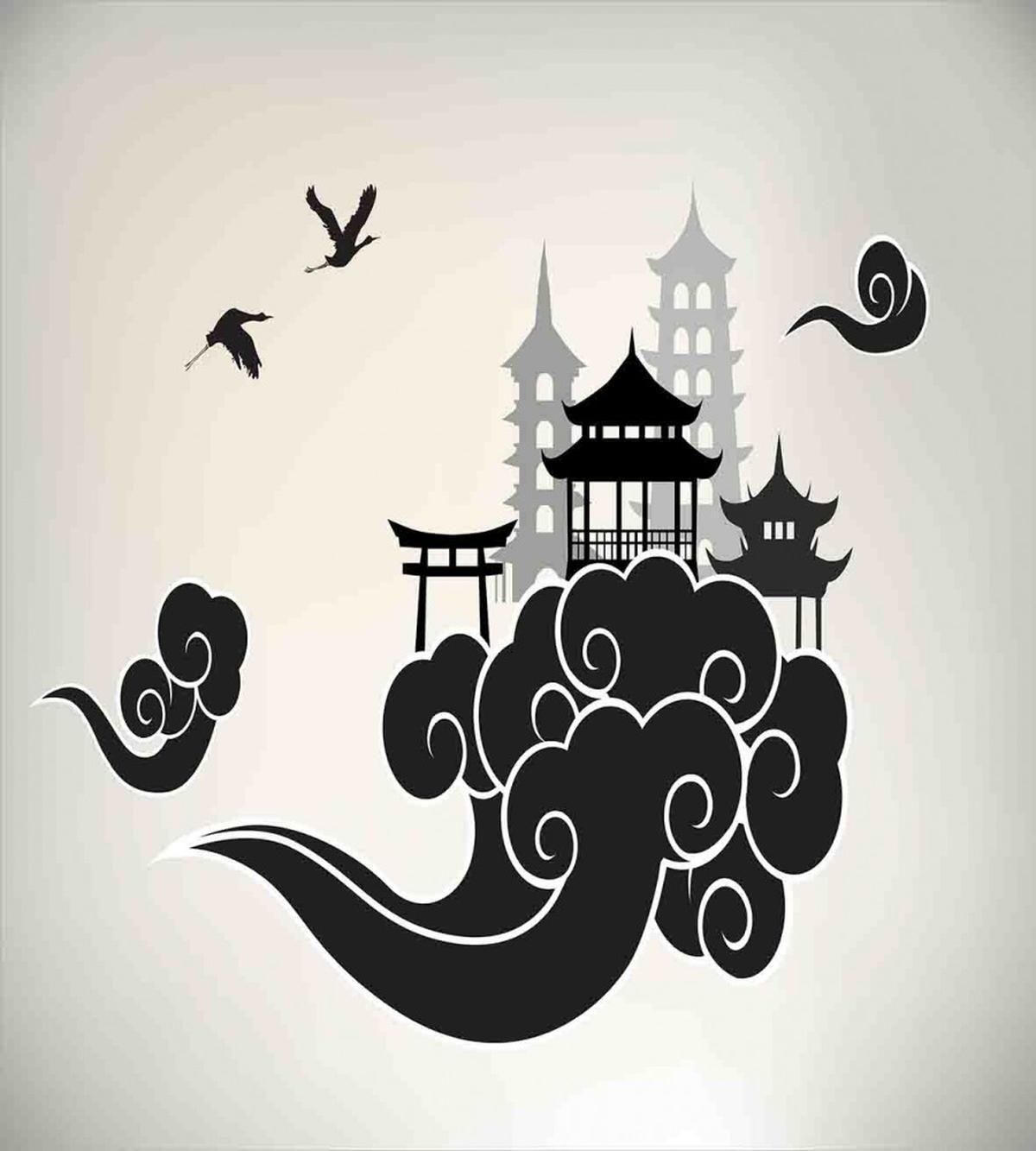 Pouff Figure and Pavilion — Pattern