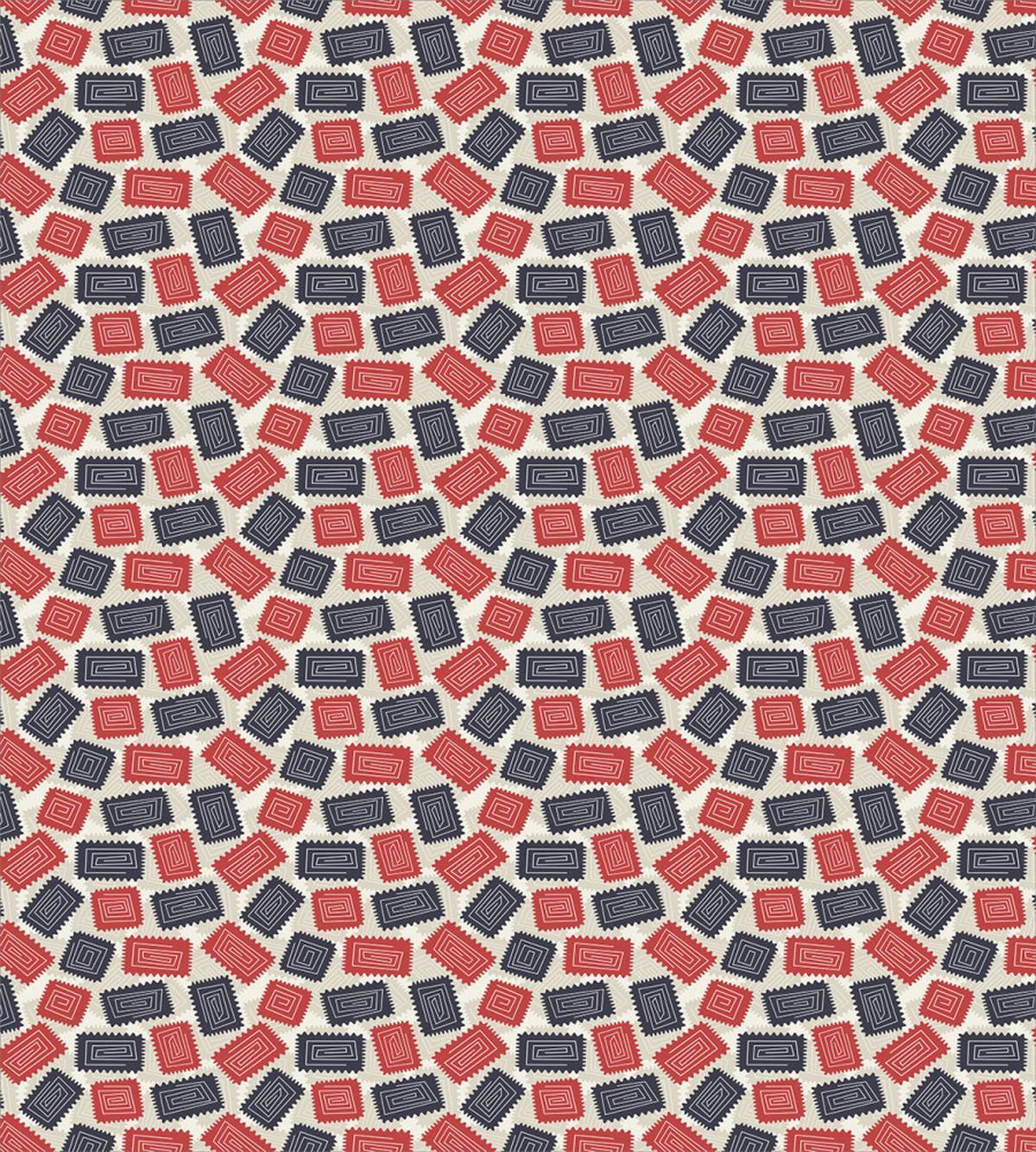 Spirals Jagged Rectangles — Pattern