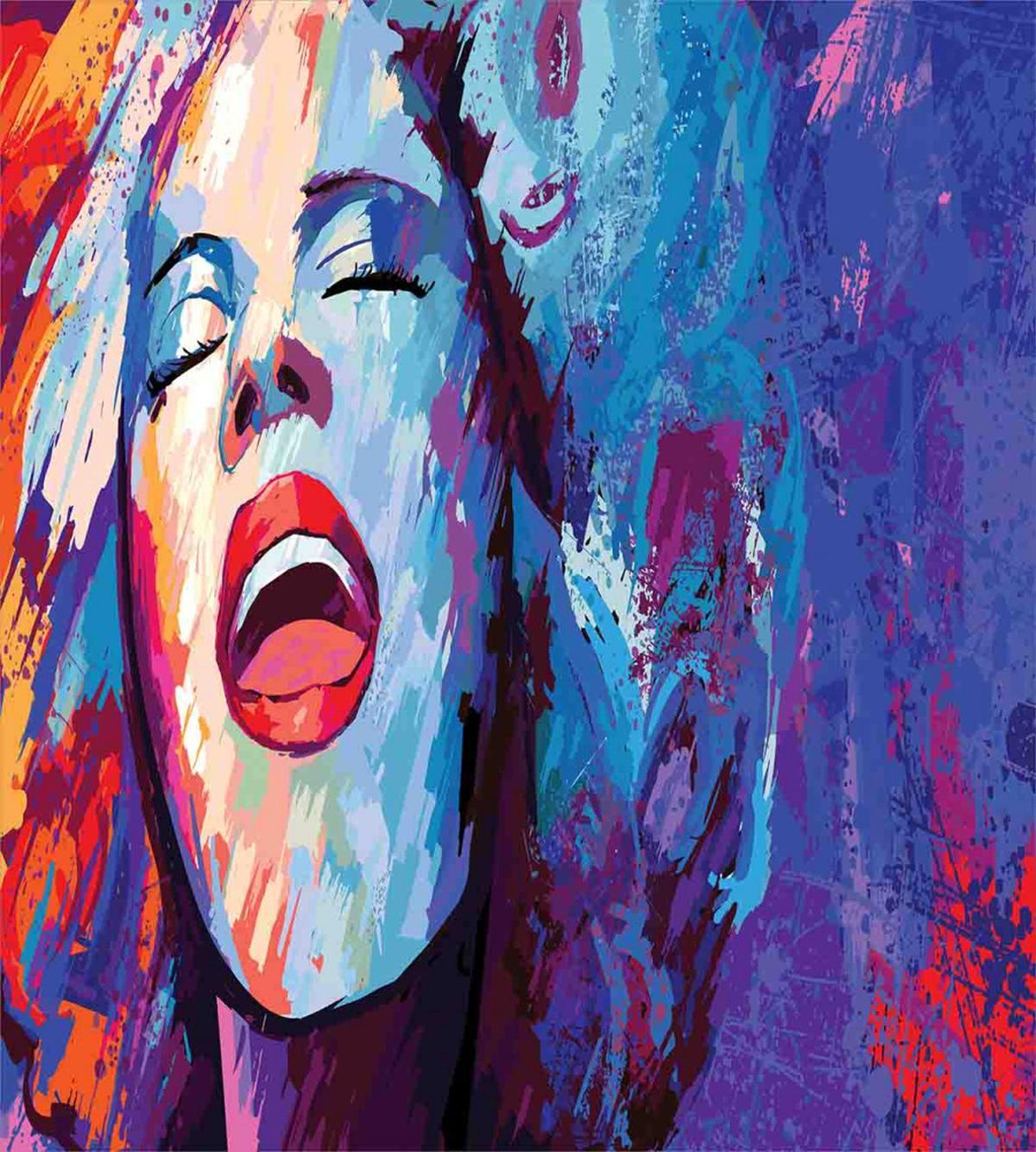 Singer Woman Performance — Pattern