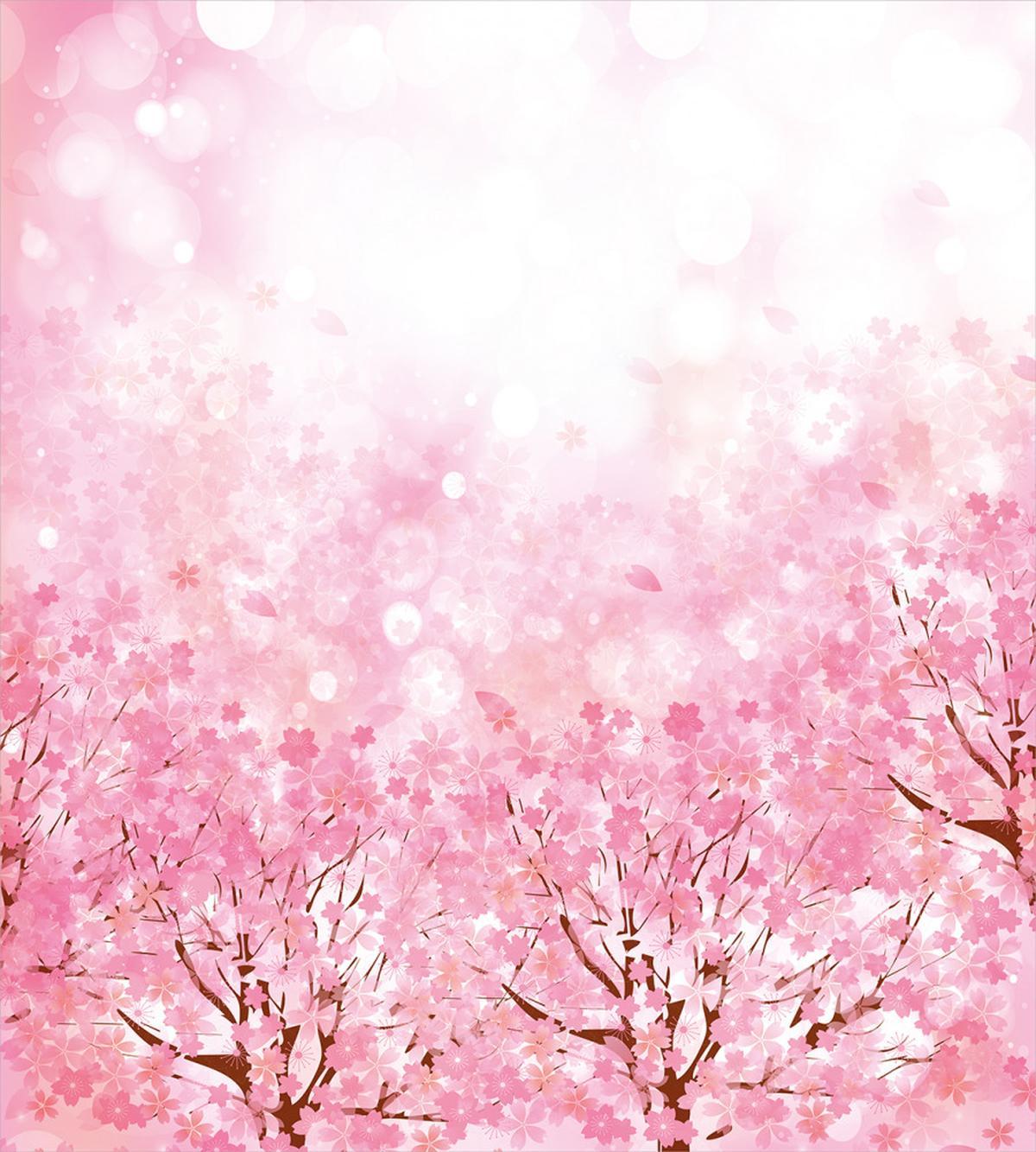 Romatic Sakura Tree — Pattern