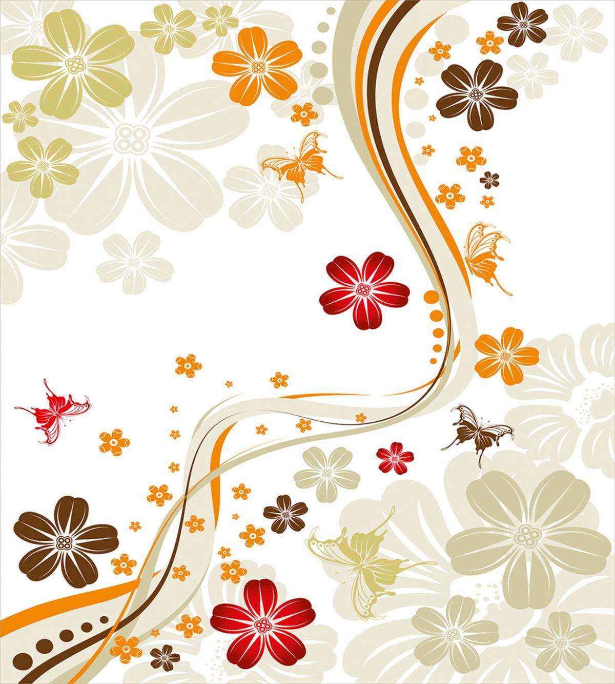 Swirling Florets Botany — Pattern