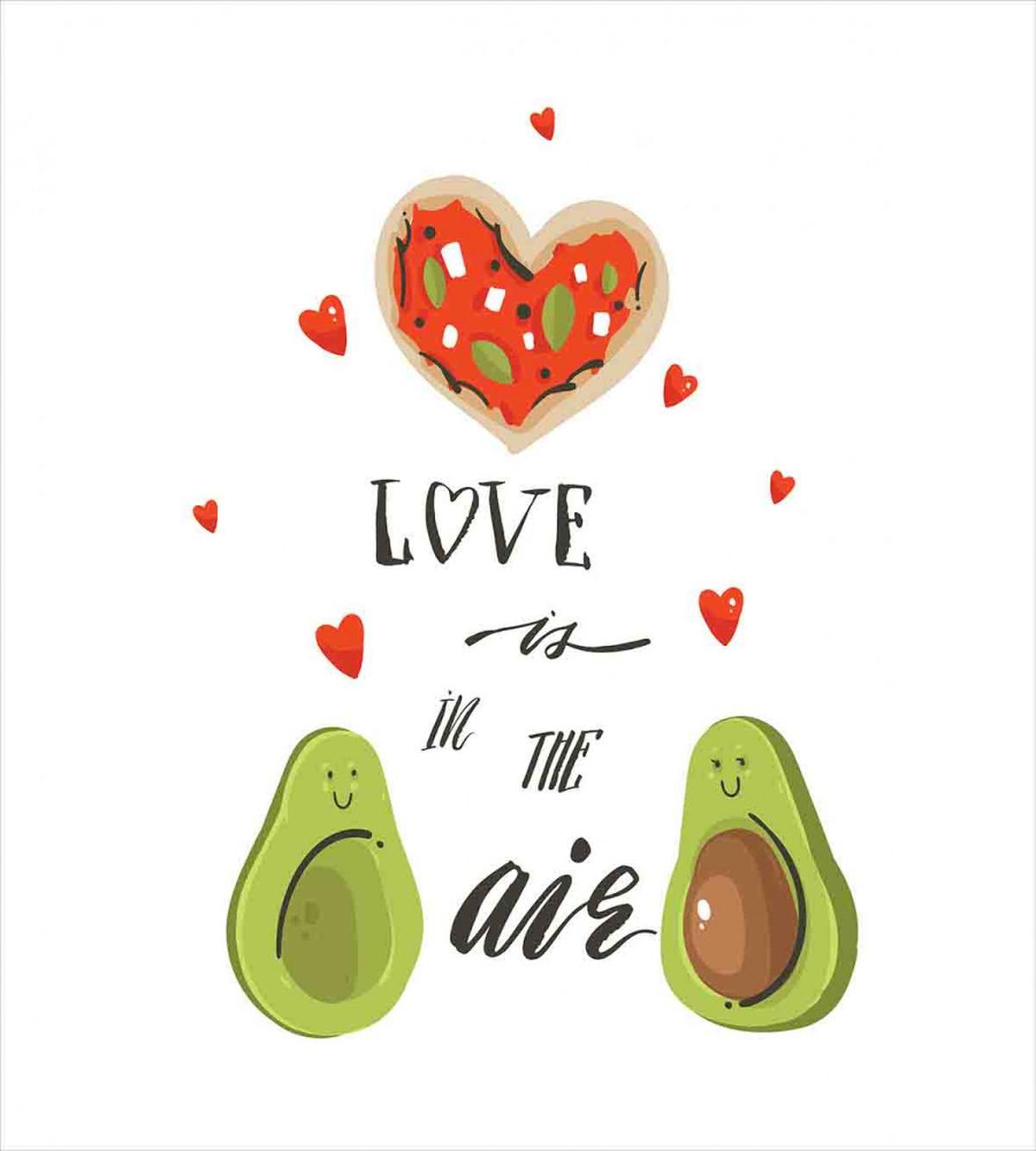 Valentine Fruit Couple — Pattern
