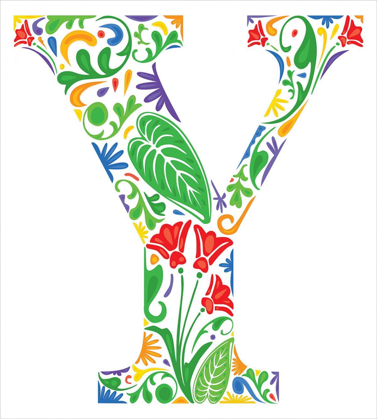 Y Font Style — Pattern