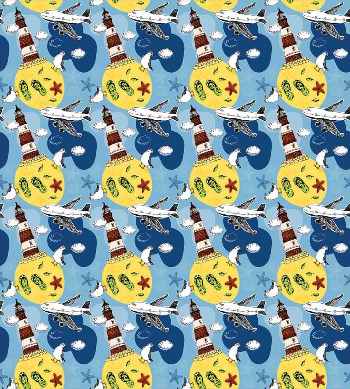 Lighthouse Seagulls — Pattern