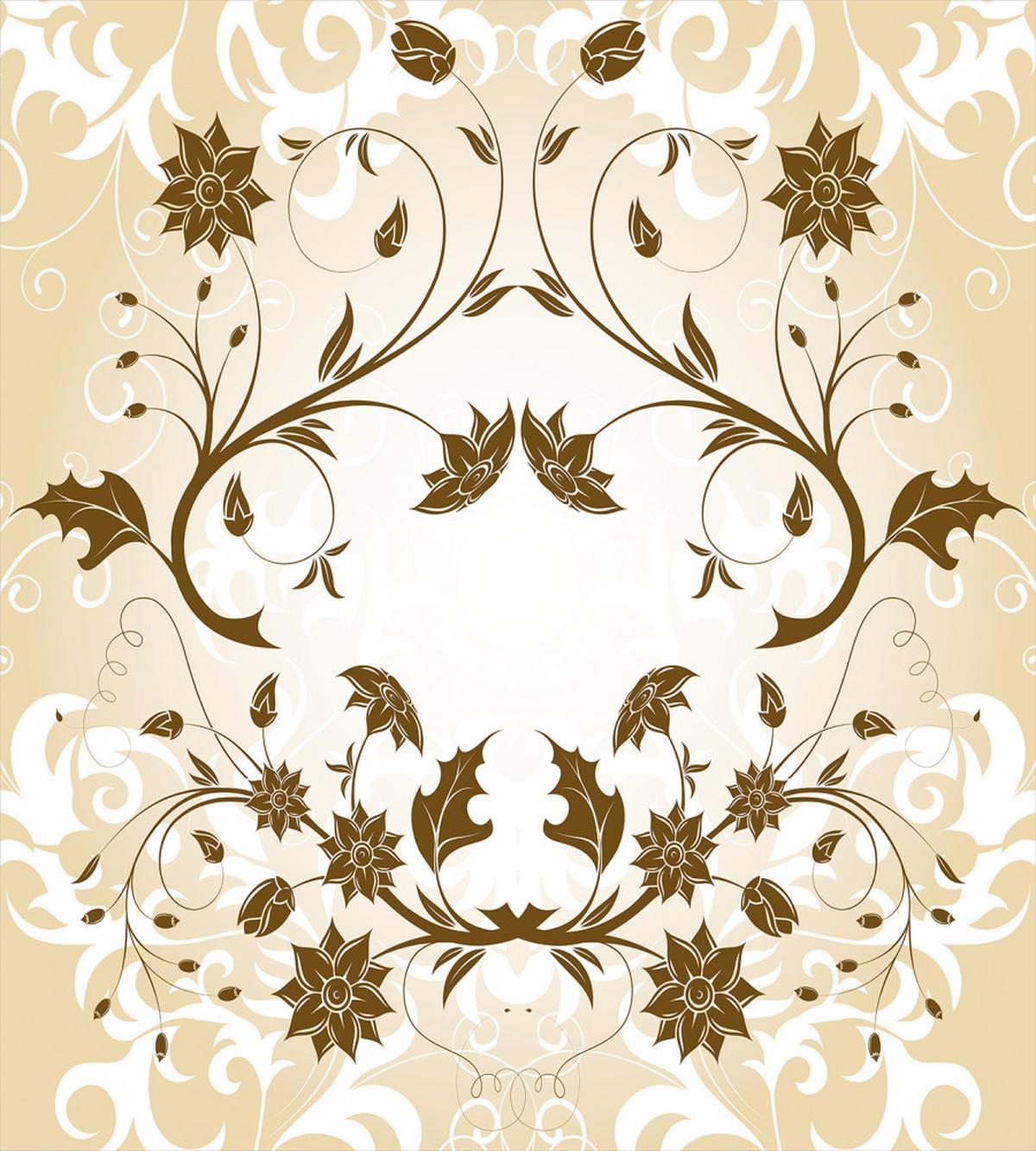Swirled Petals Leaves — Pattern