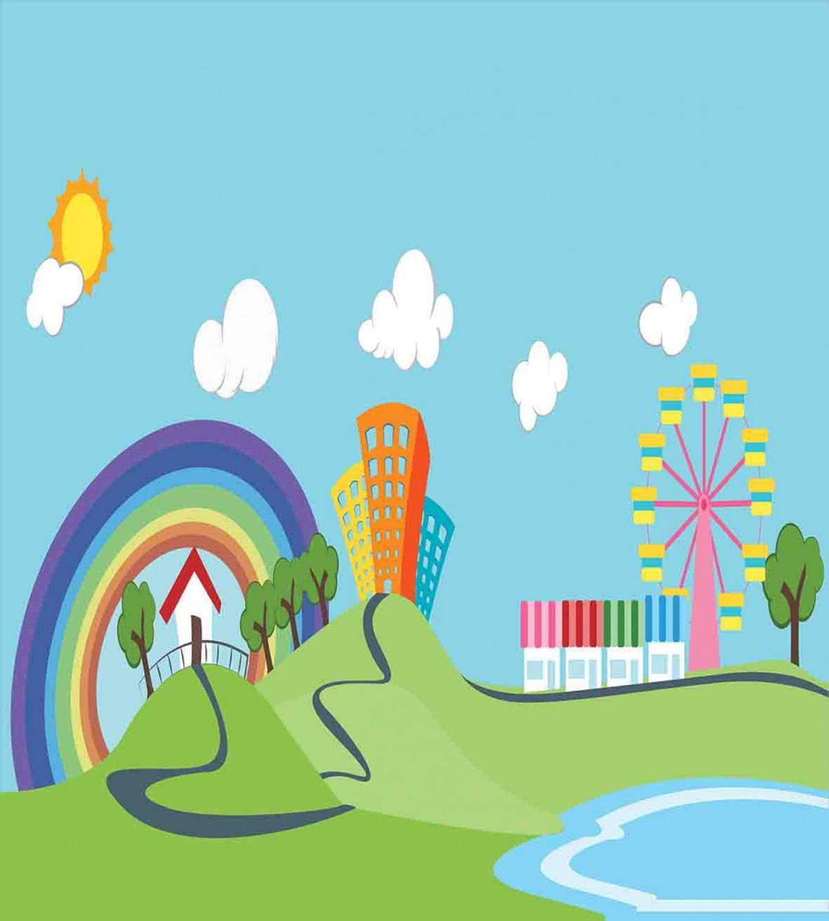 Cartoon Village — Pattern