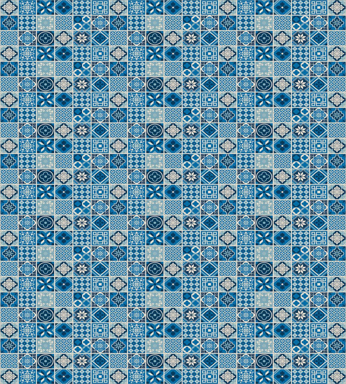 Grid Ornamental Squares — Pattern