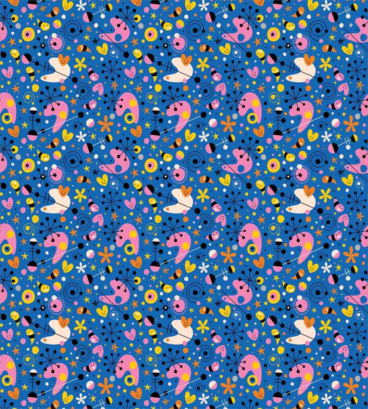 Funky Abstract Cartoon — Pattern