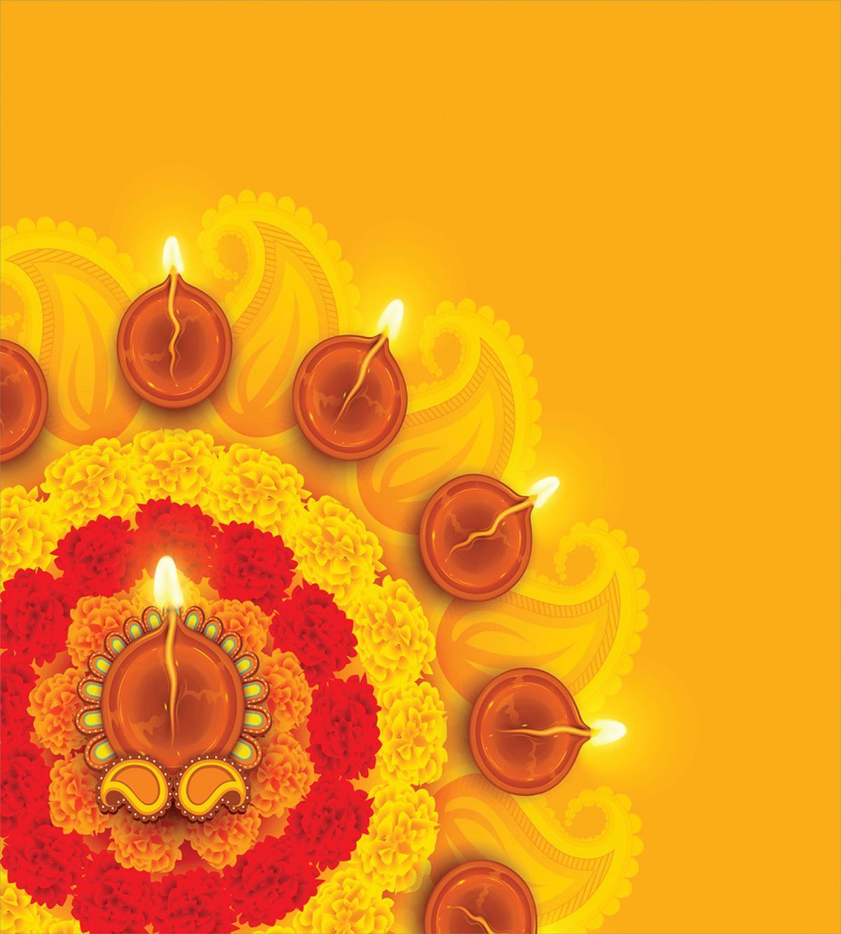 Flowers Diwali — Pattern