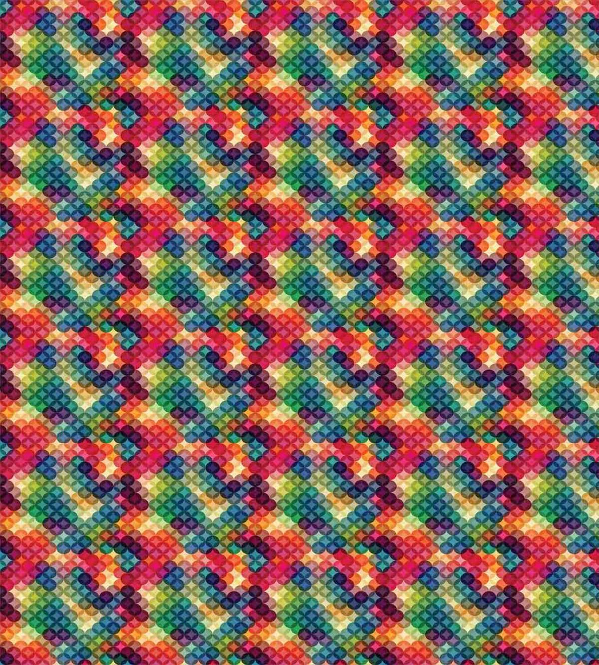 Colorful Circle Design — Pattern