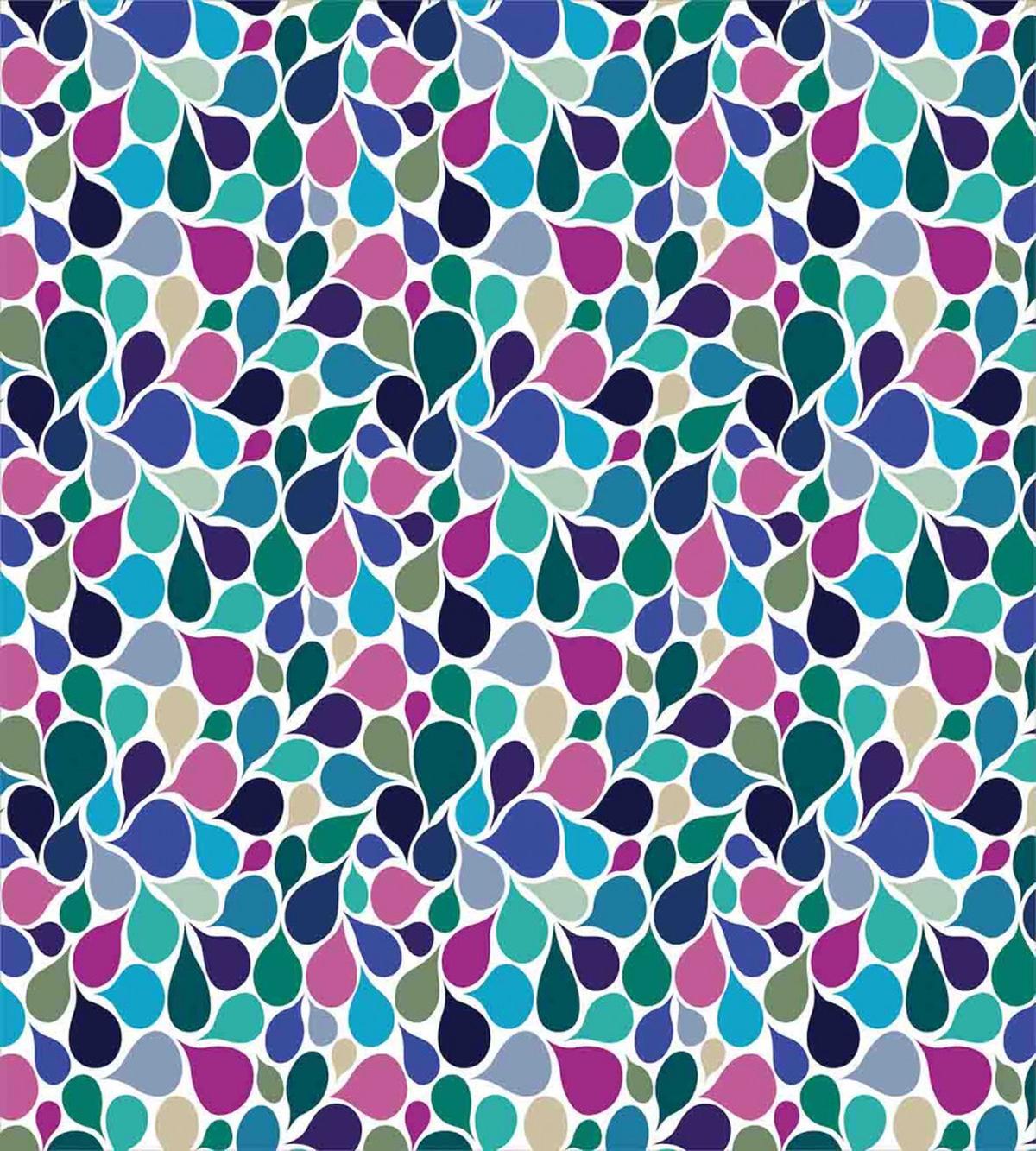 Colorful Raindrops — Pattern