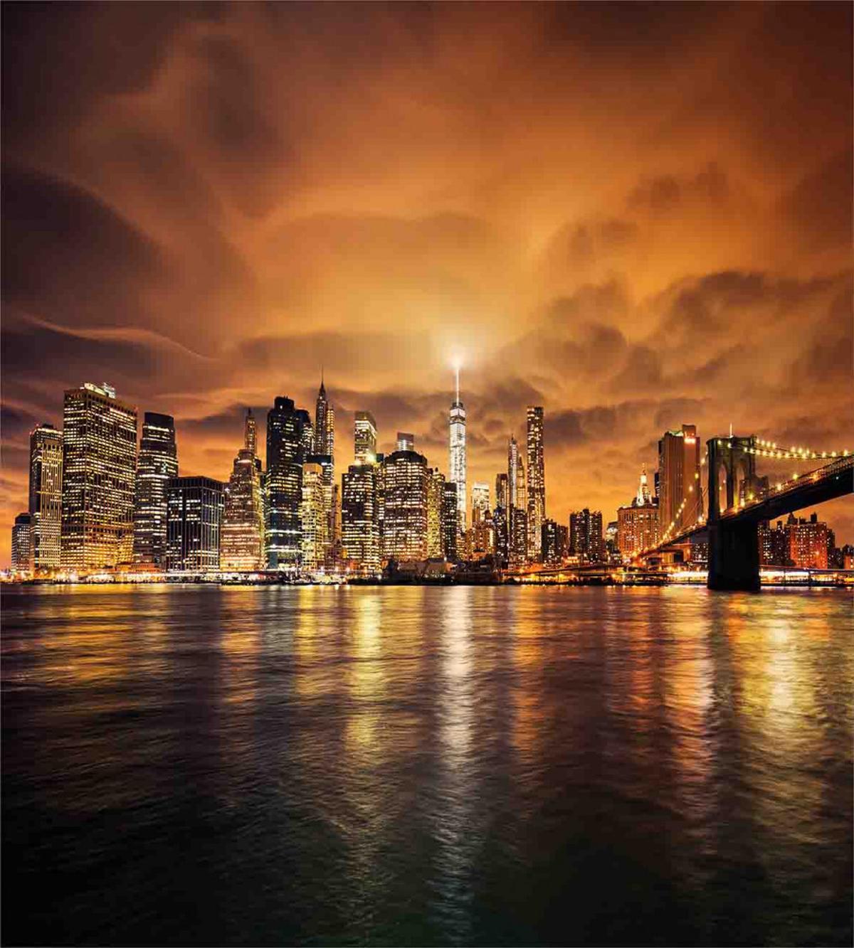 Manhattan at Sunset — Pattern