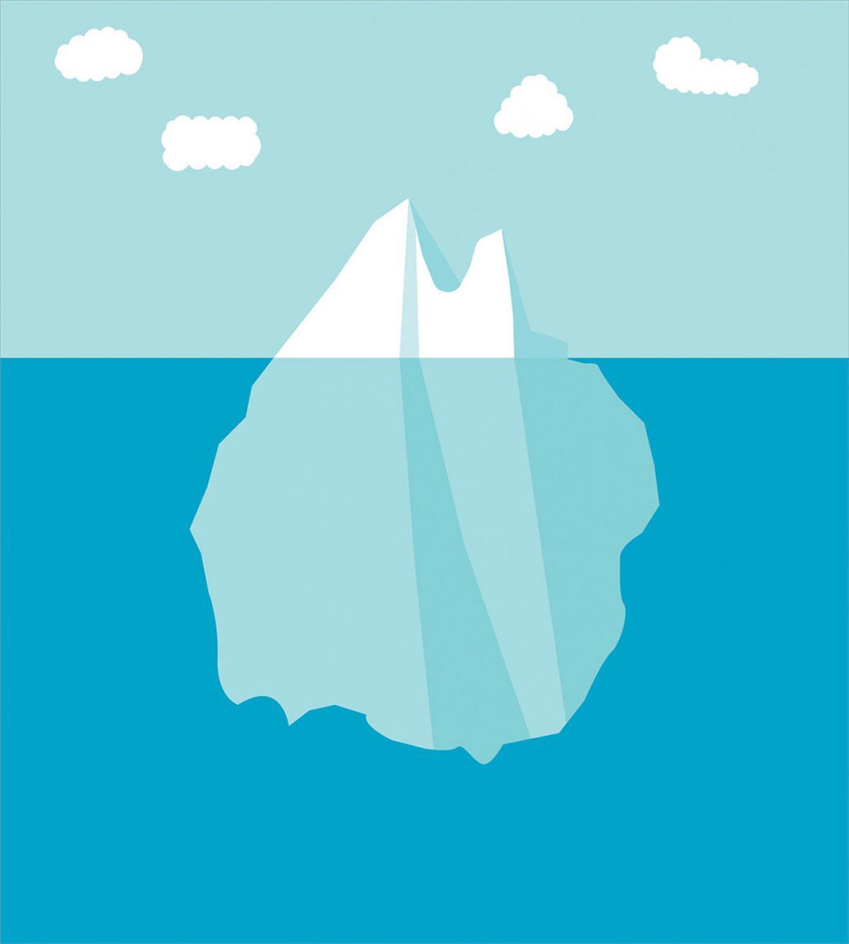 Icy Rock with Tip Above — Pattern