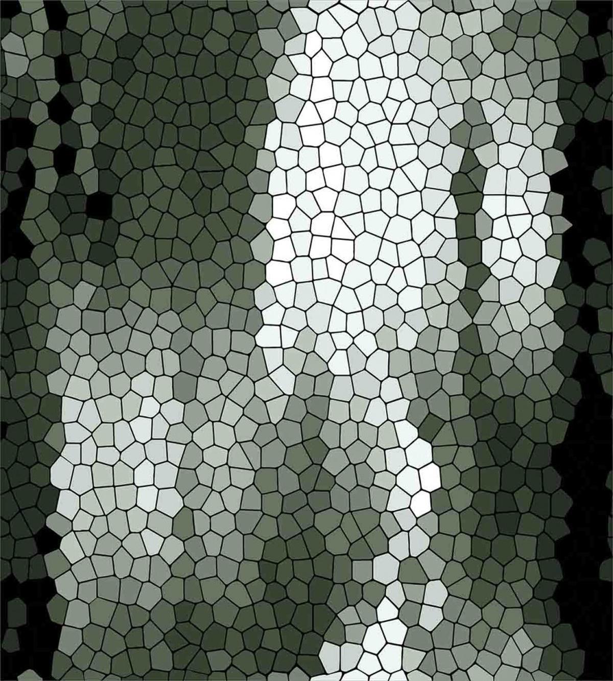 Mosaic Pixelated Art — Pattern