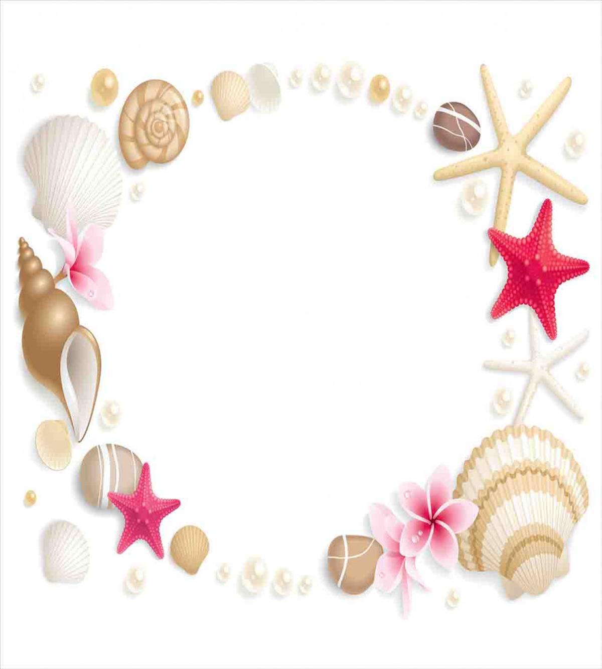 Seashells Flower Star — Pattern