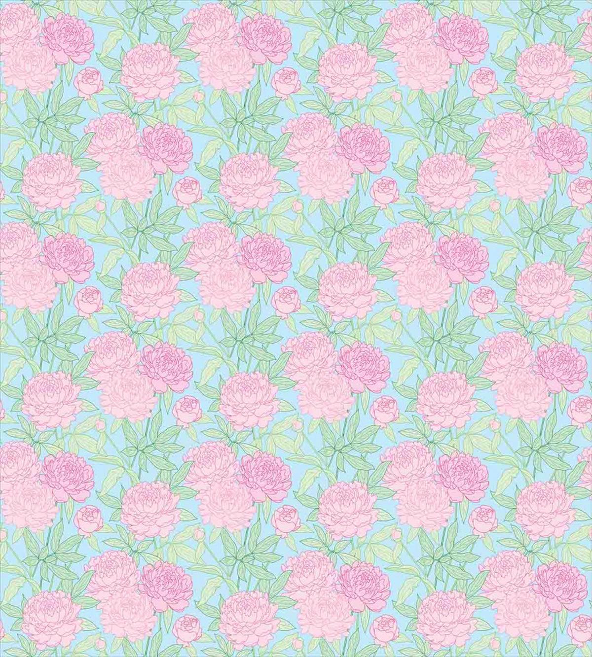 Fresh Petals Sprout Stems — Pattern