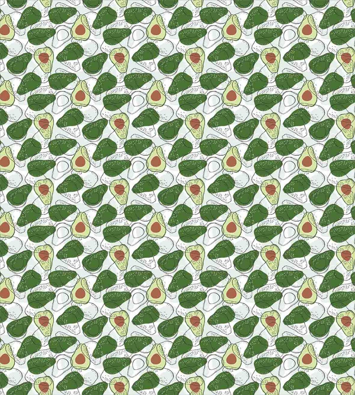 Hand Drawn Exotic Fruit — Pattern