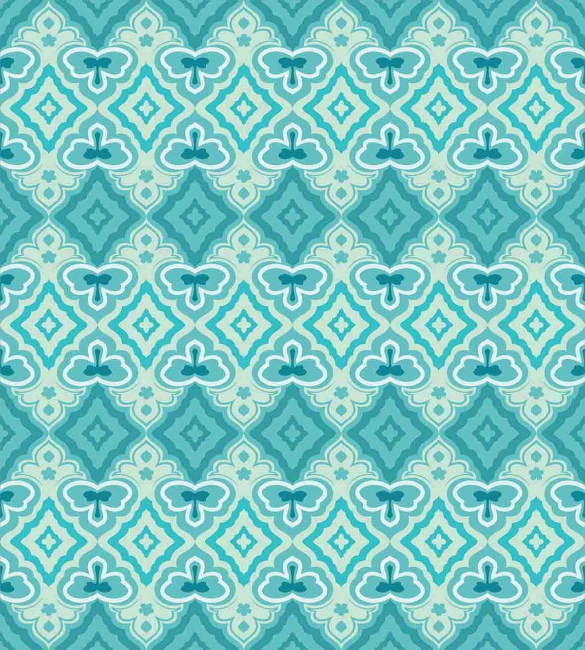 Geometric Vintage Floral — Pattern