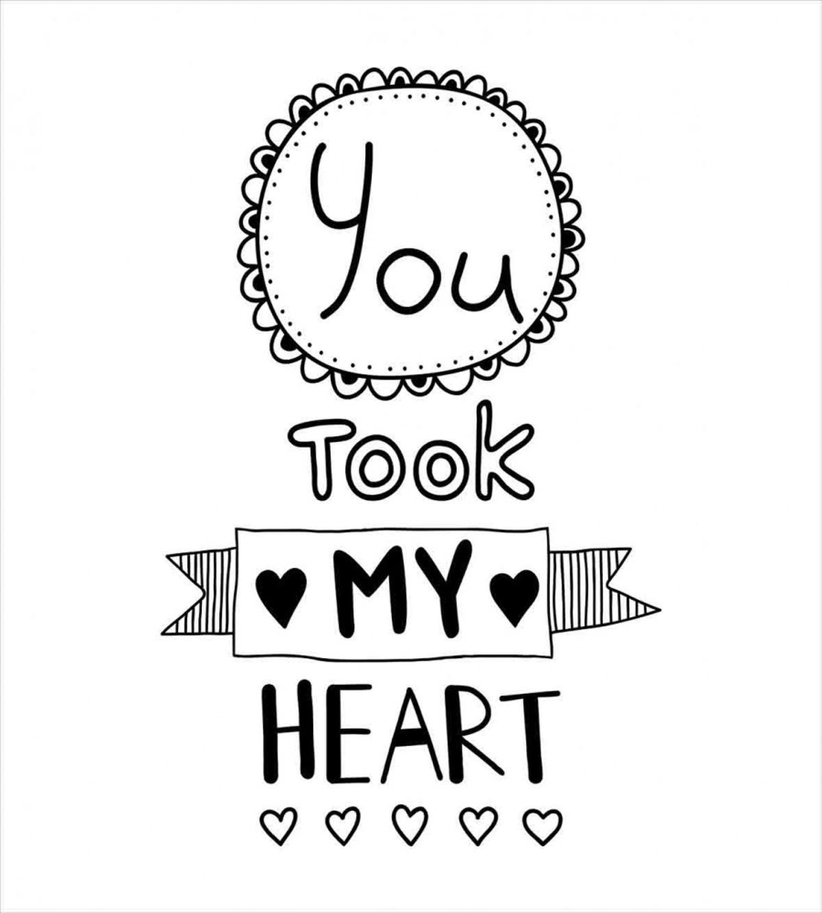 You Took My Heart Saying — Pattern