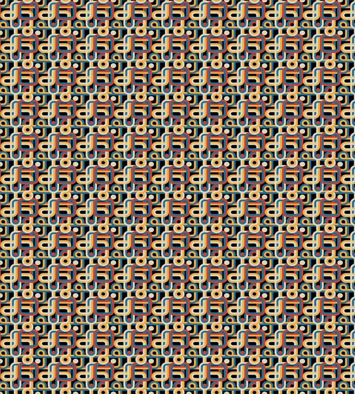 Geometric Colorful Stripe — Pattern