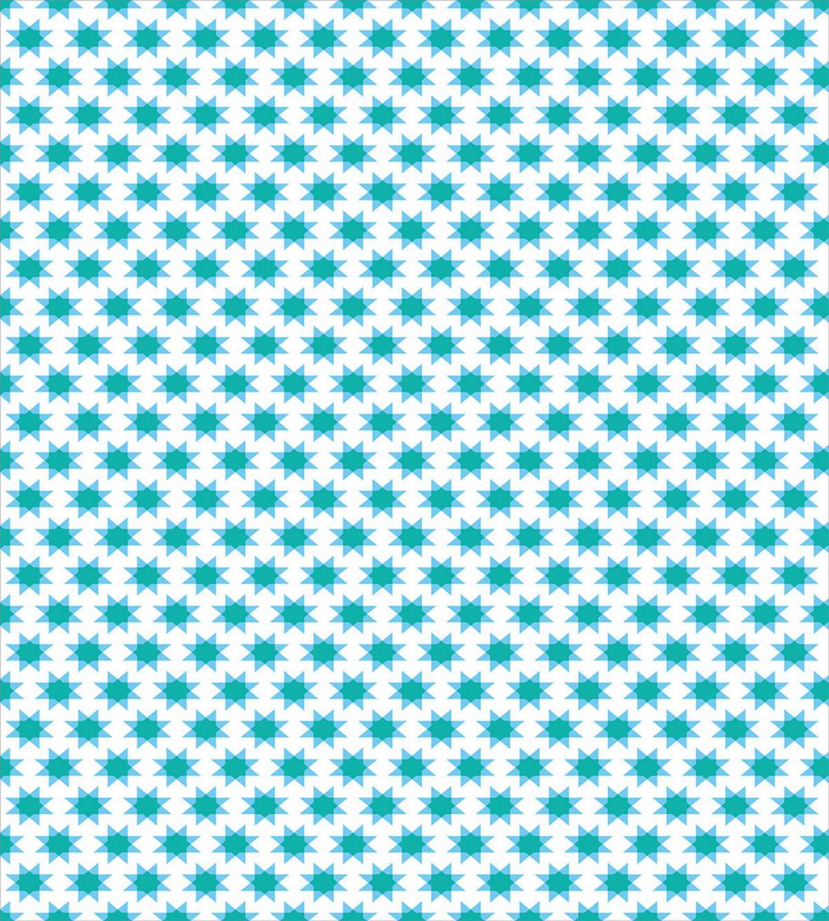 Bicolour Star Shapes Art — Pattern