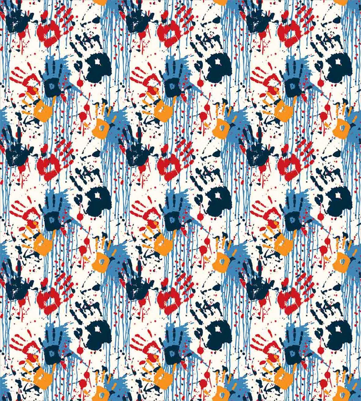 Hand Prints and Blots — Pattern