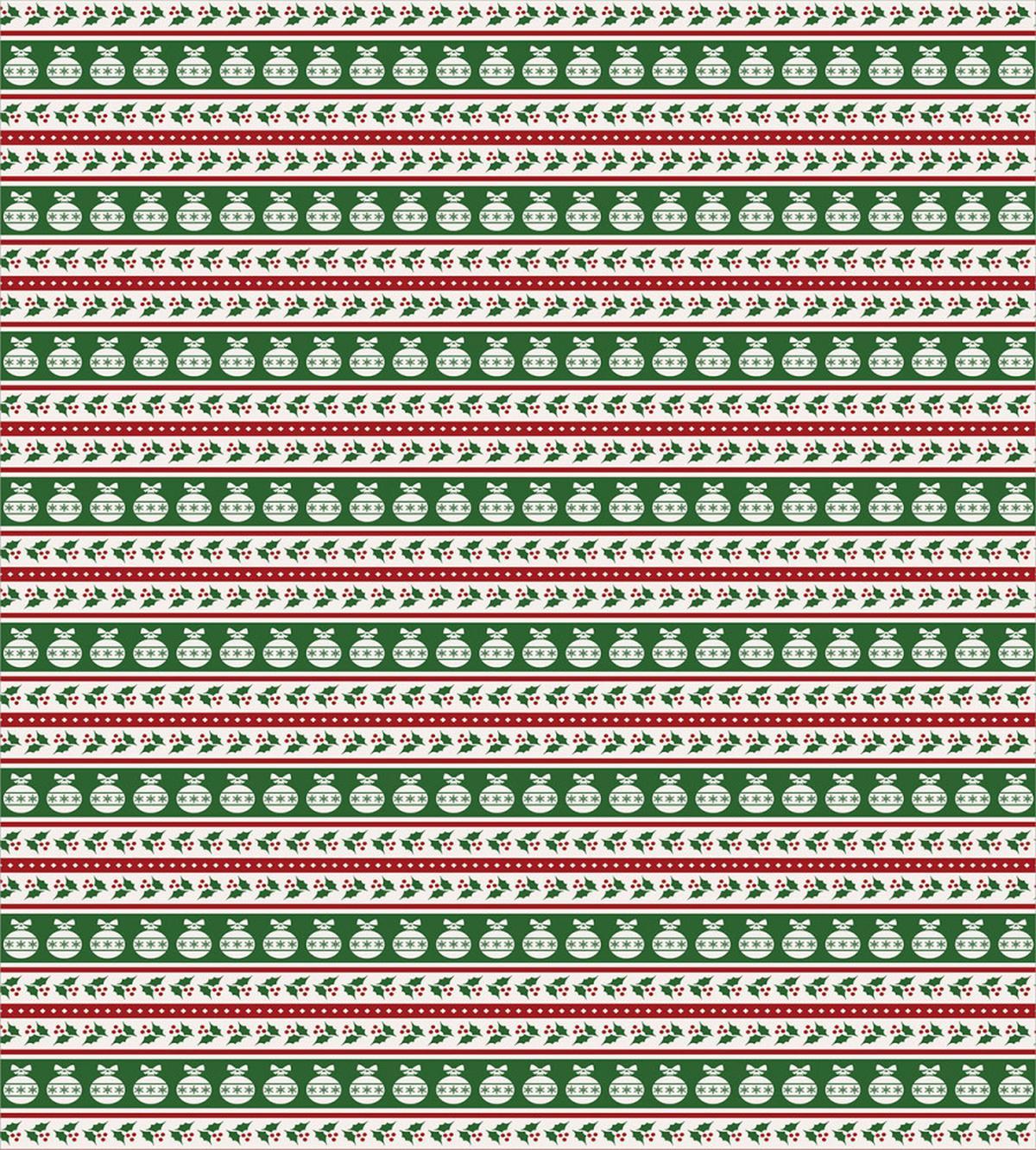 Baubles Holly — Pattern