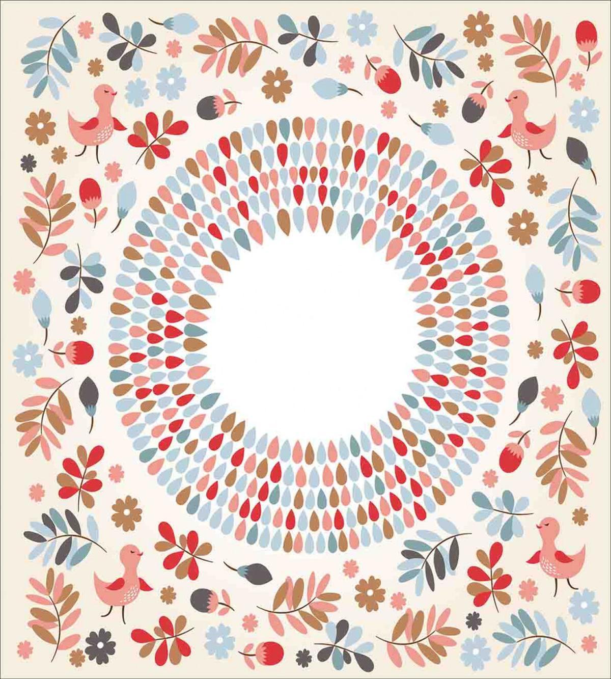 Botany and Birds Art — Pattern