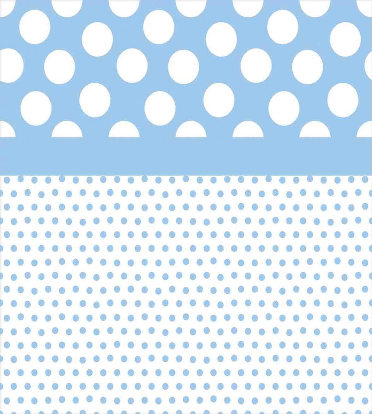 Baby Blue Polka Dots — Pattern