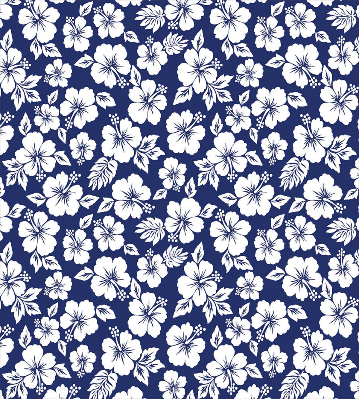 Flowering Hibiscuses — Pattern
