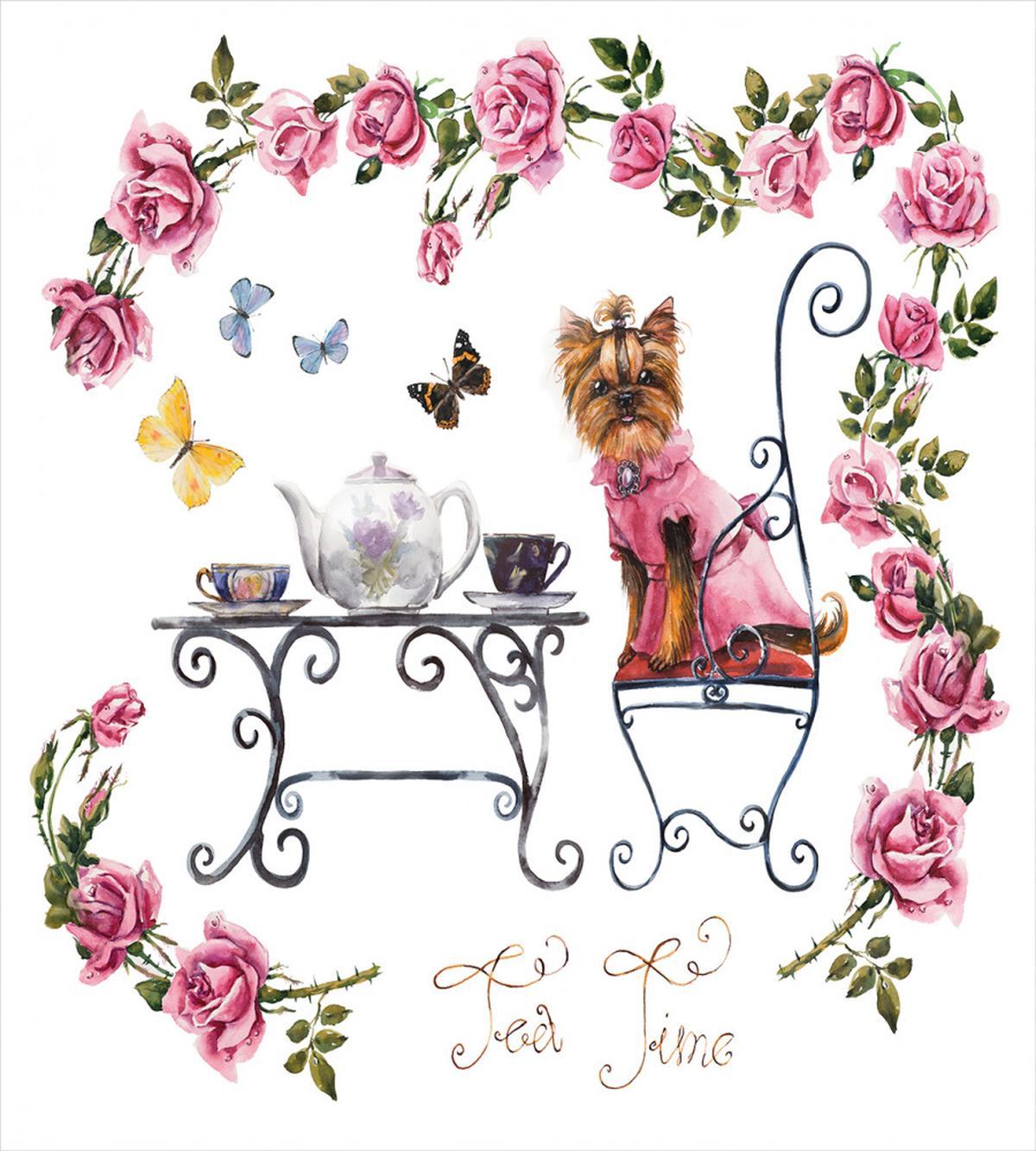 Terrier in Pink Dress — Pattern