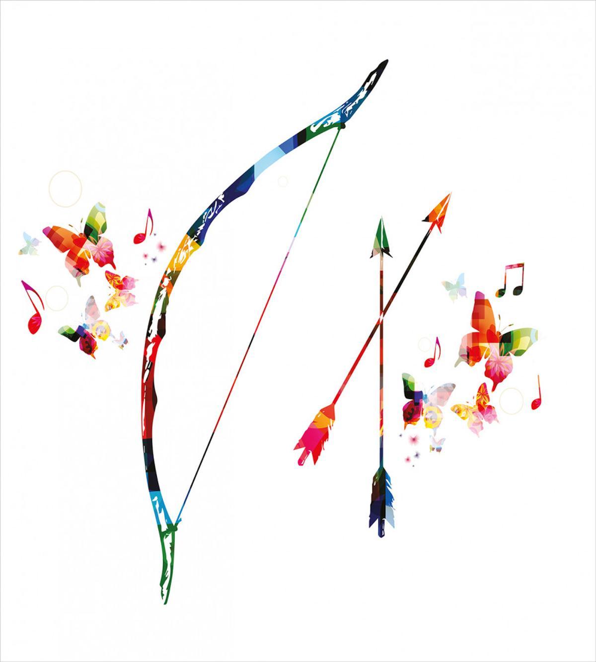 Abstract Bow and Arrow — Pattern