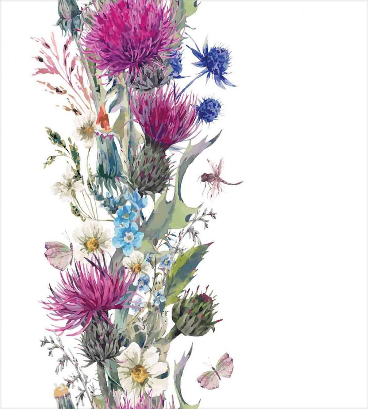Vintage Herbal Border — Pattern