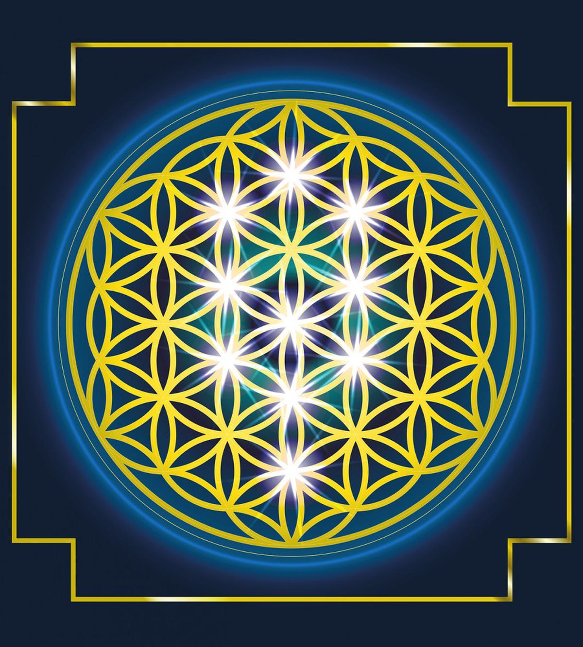 Flower of Life Spirals — Pattern