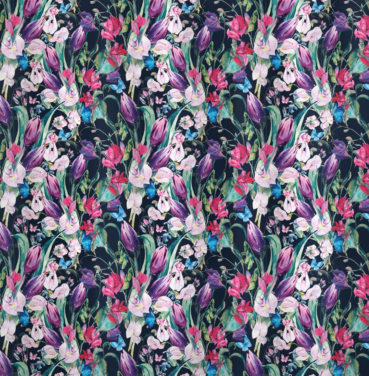Watercolor Florish Garden Art — Pattern