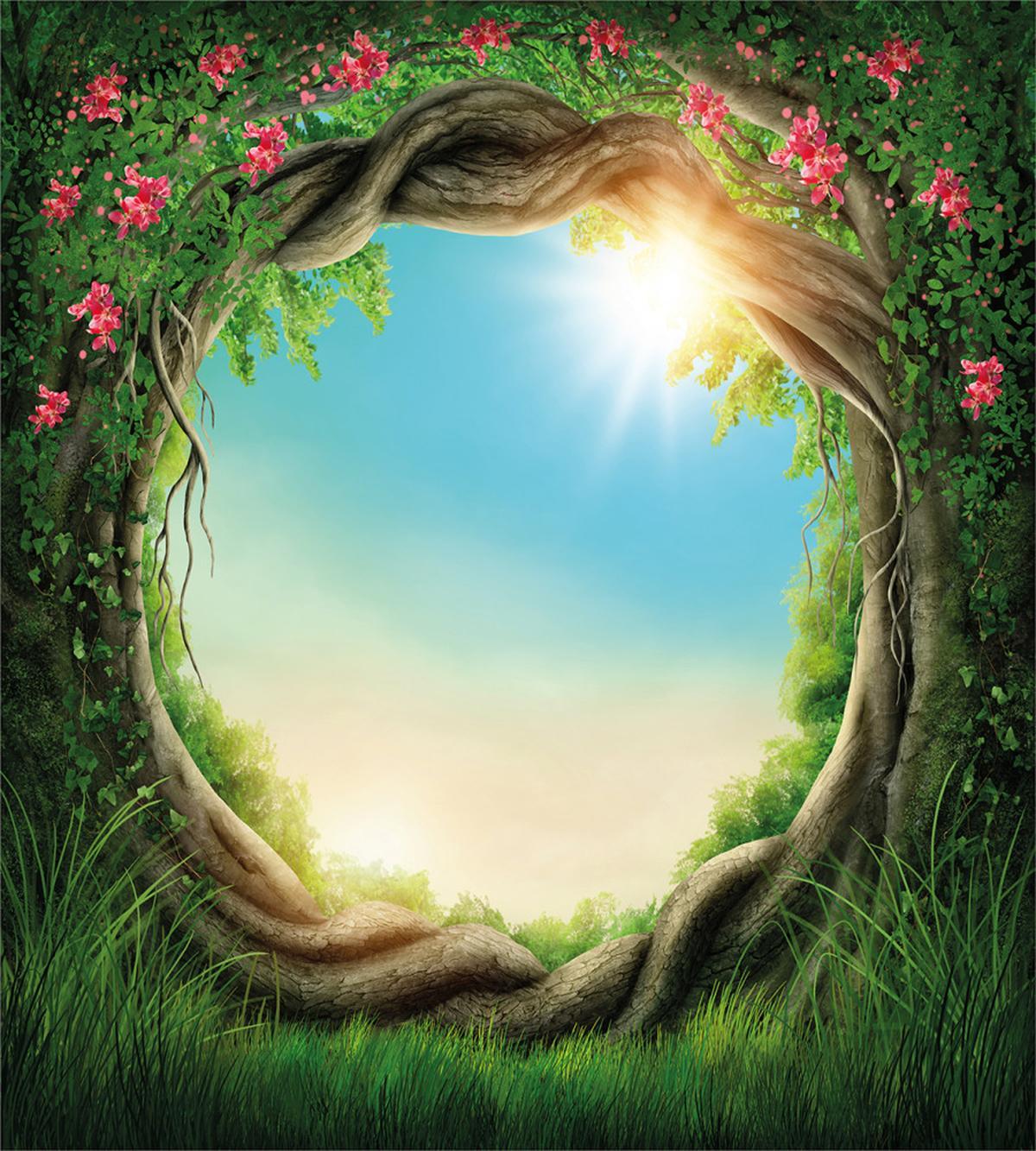 Enchanted Forest in Spring — Pattern