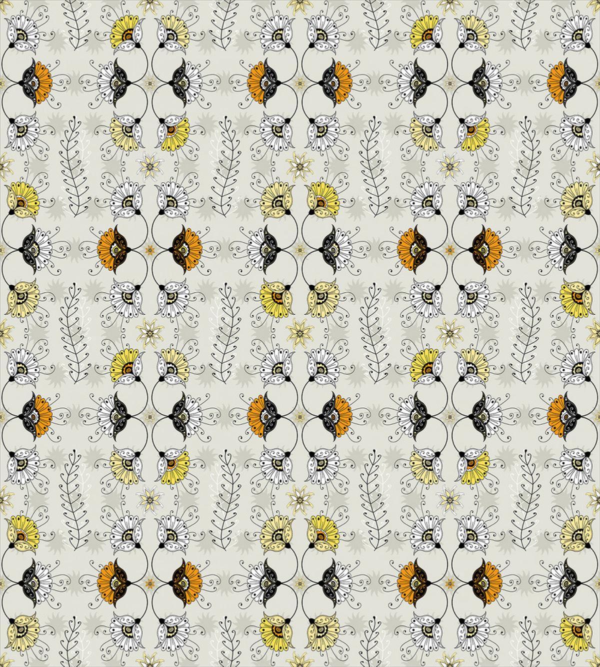 Paisley Flowers — Pattern